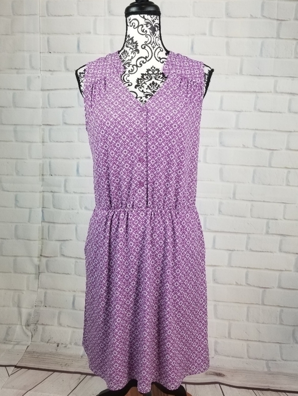 Market & Spruce sz m stretch knit dress pockets